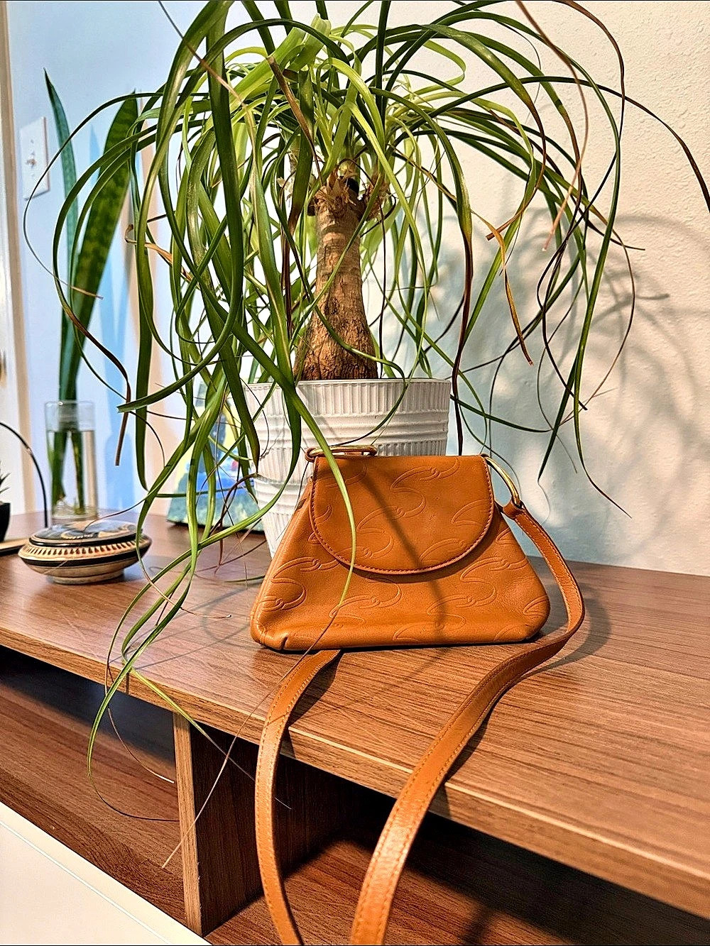 Scaasi Brown Shoulder Bag- made in Italy